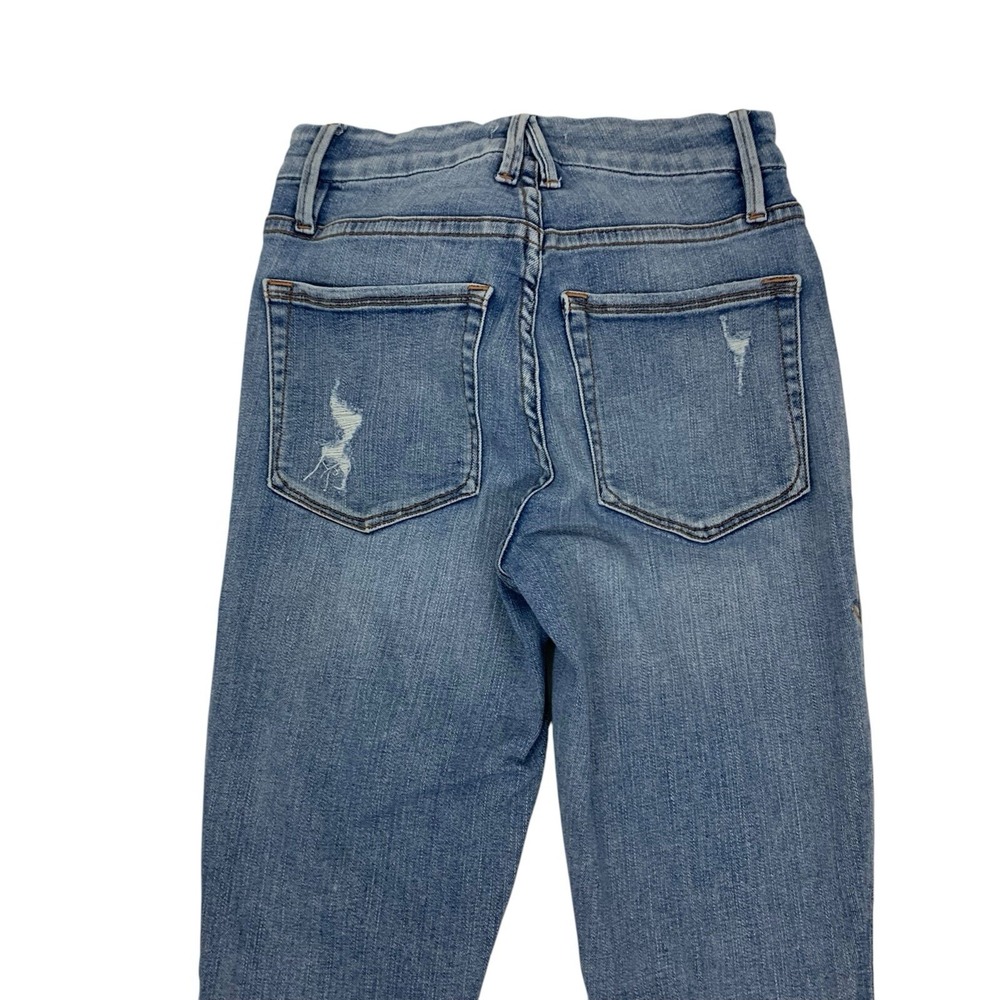 Good American Jeans Skinny 25 Blue Stretch High Rise Casual Streetwear - Picture 5 of 8